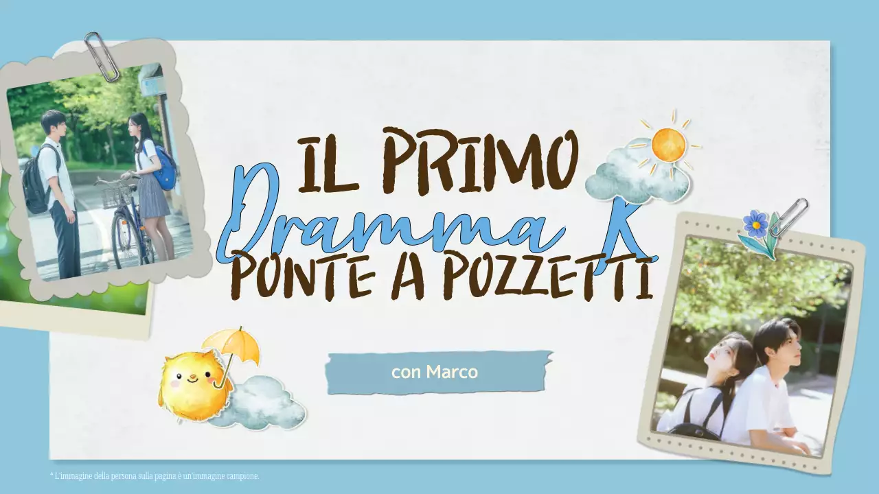 fandom estetico blu del k-drama pitch deck