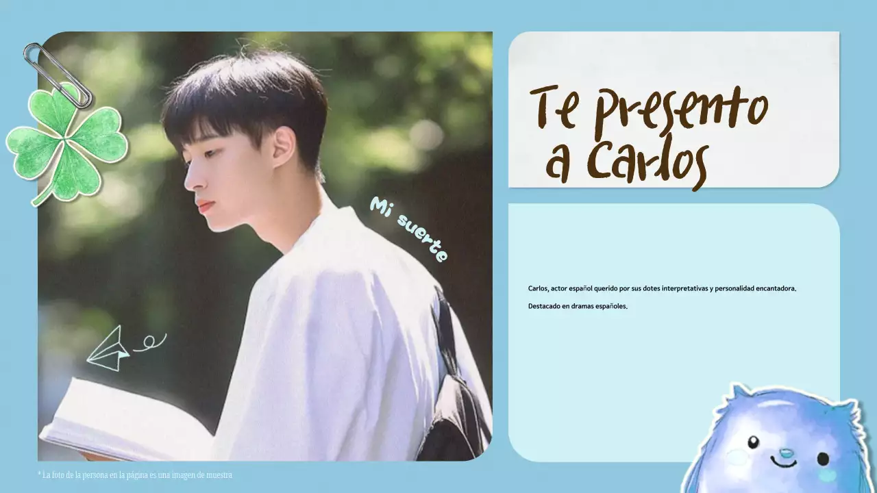 blue aesthetic k-drama fandom pitch deck