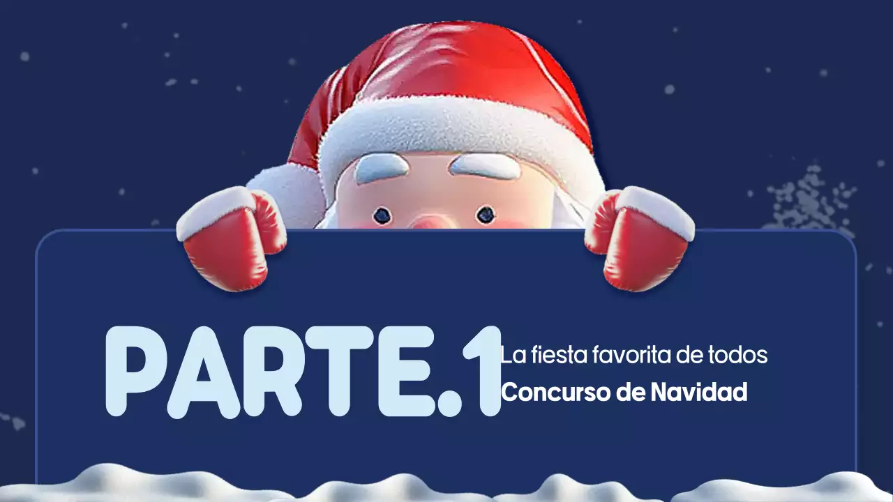 presentación del concurso navidad azul