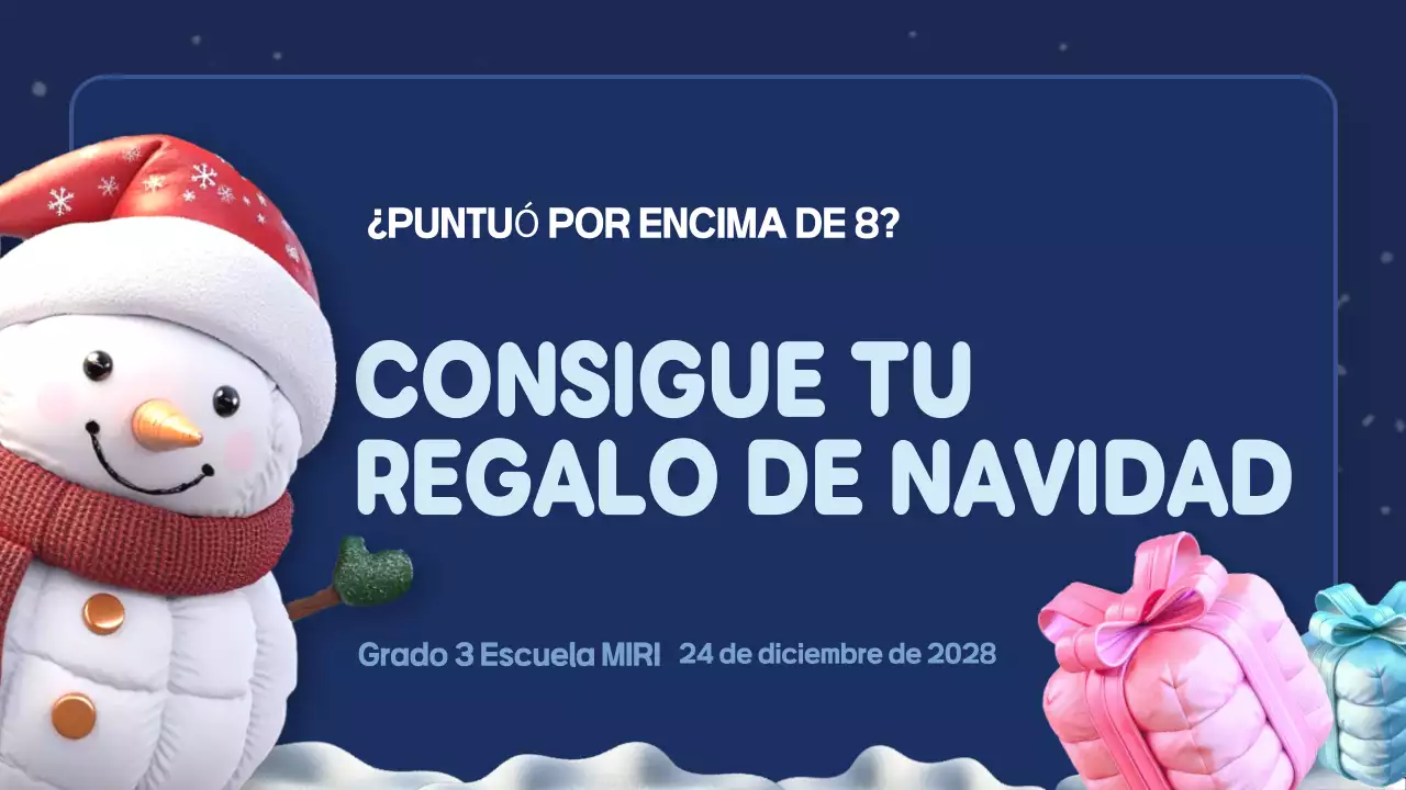 presentación del concurso navidad azul
