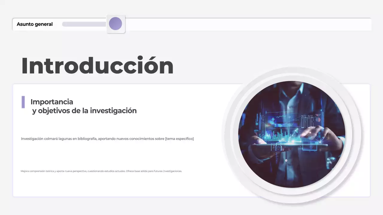 purple modern thesis presentation