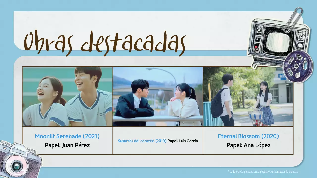 blue aesthetic k-drama fandom pitch deck