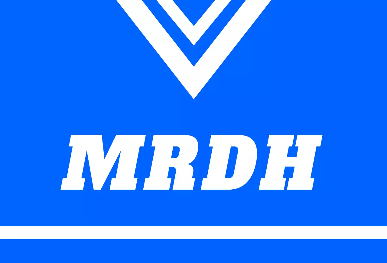 青 シンプル ロゴ デザイン