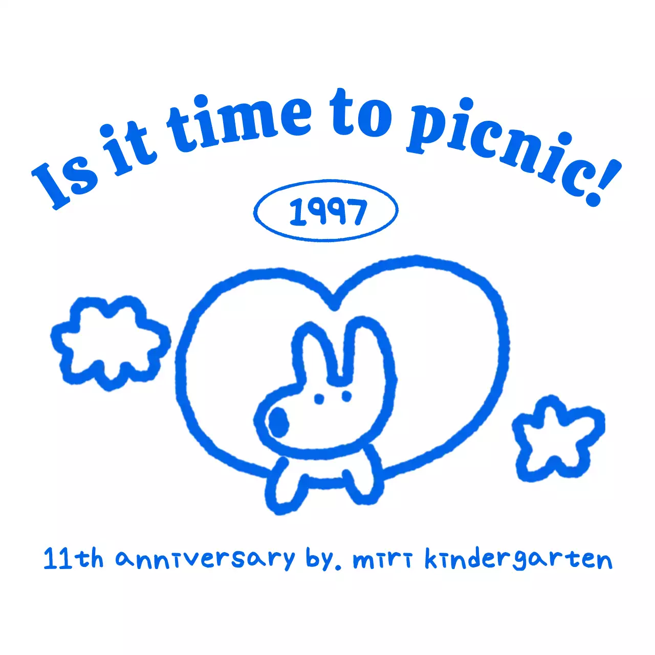 귀여운 손그림 유치원 기념