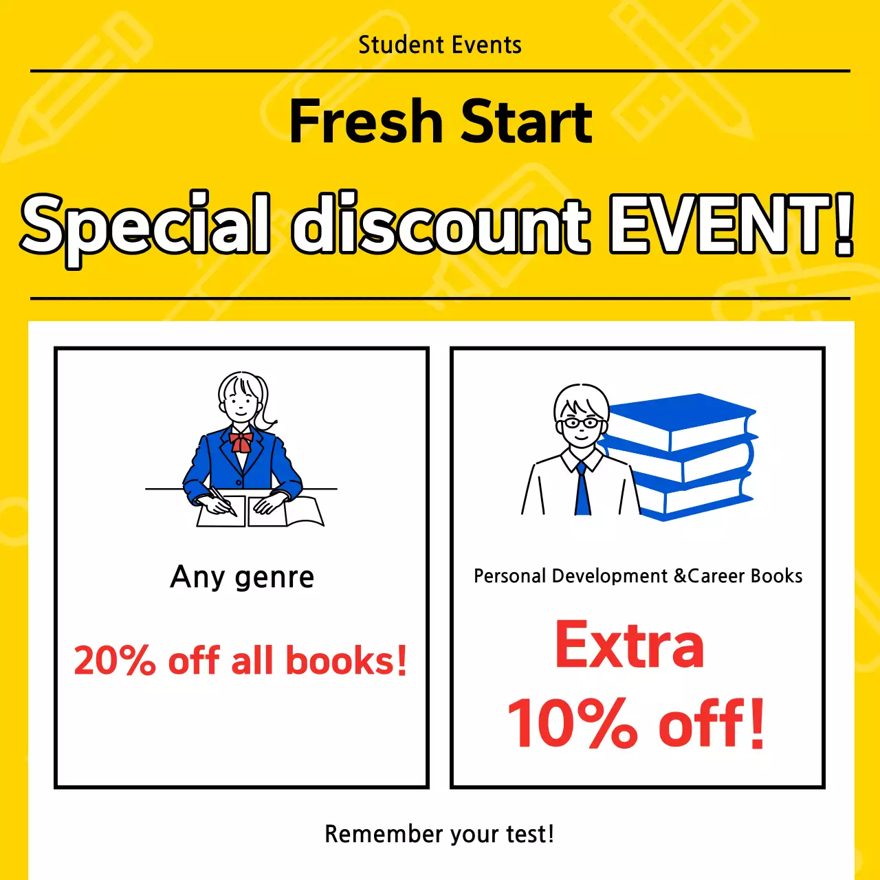 Promover o seu evento Yellow Pop