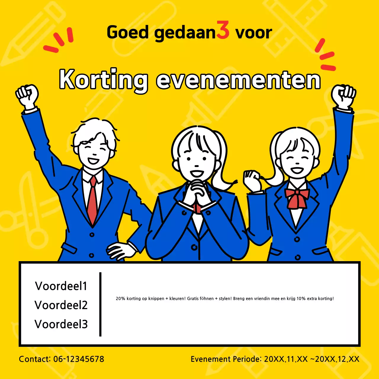 Promoot je Yellow Pop-evenement