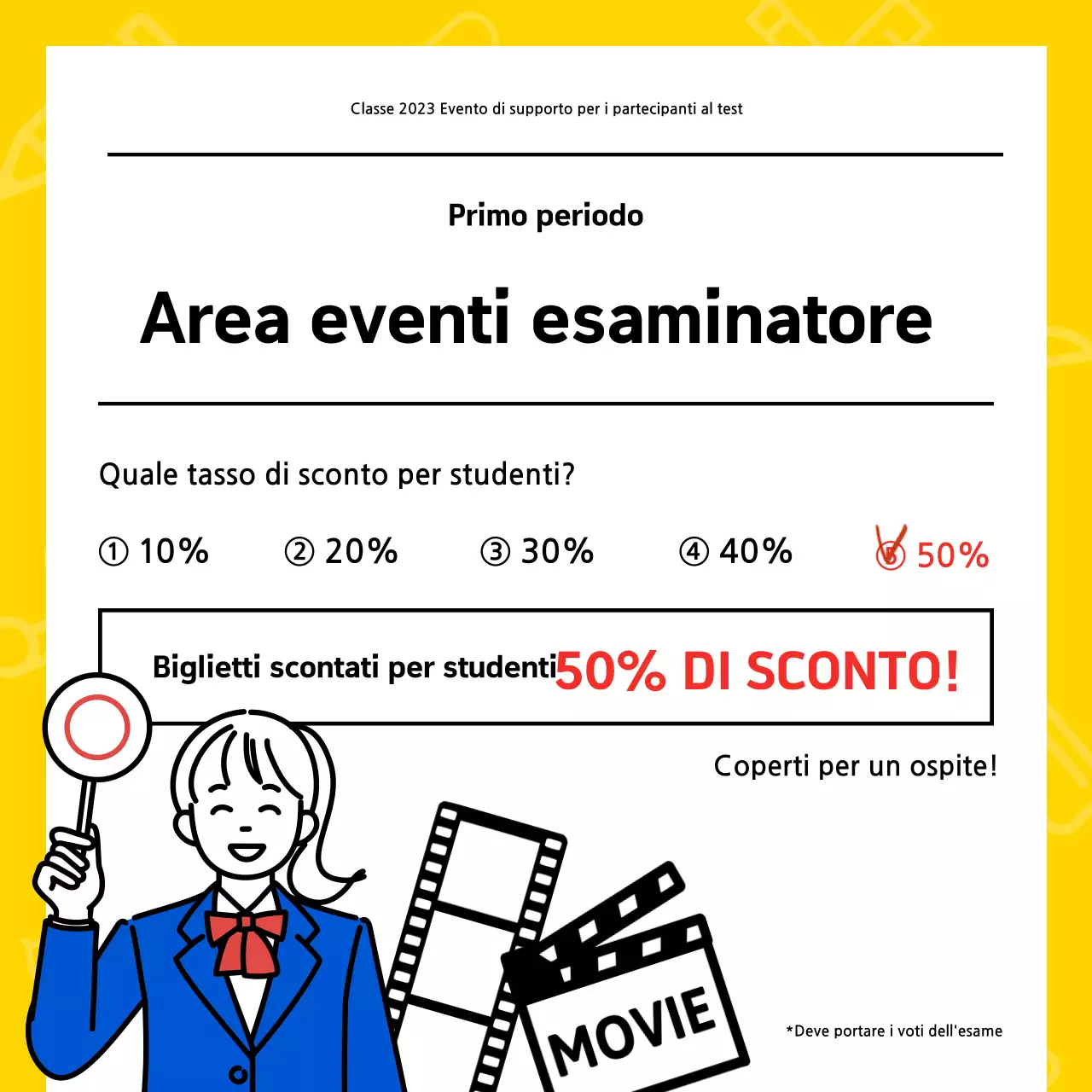 Promuovete il vostro evento Yellow Pop