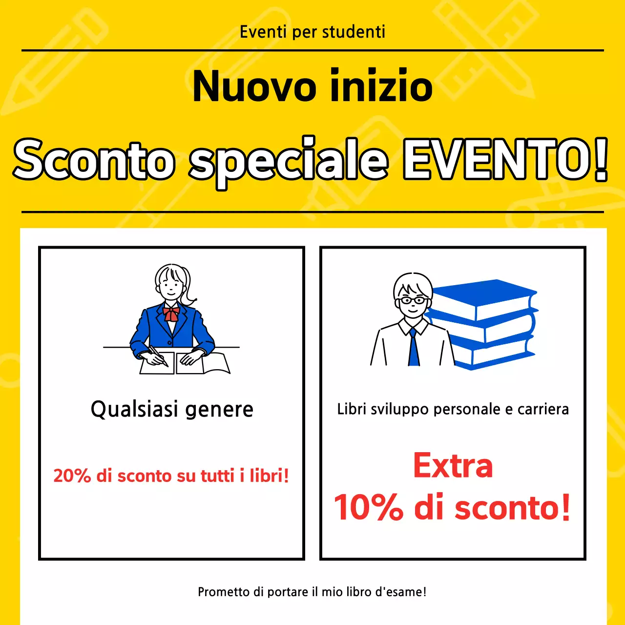 Promuovete il vostro evento Yellow Pop