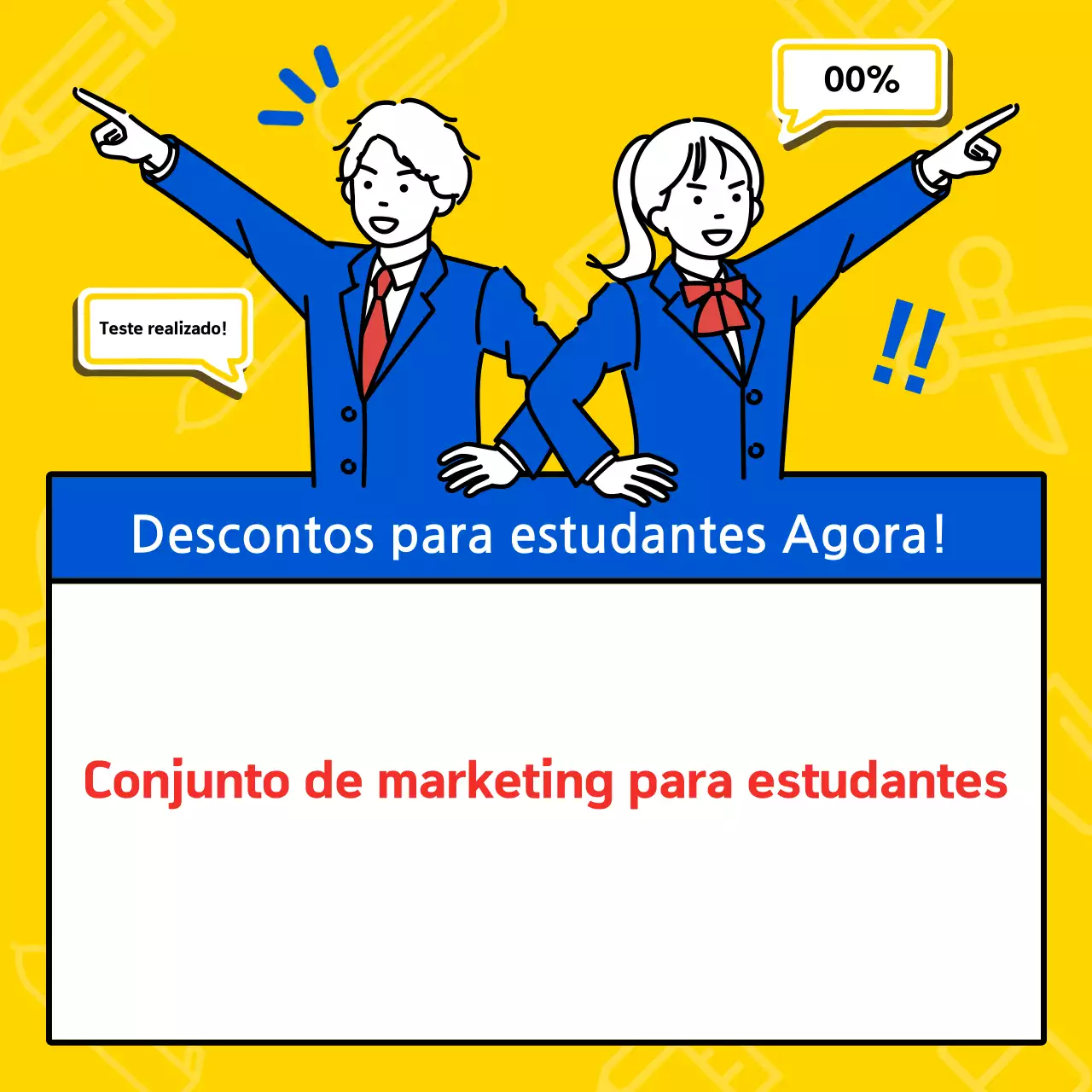 Promover o seu evento Yellow Pop