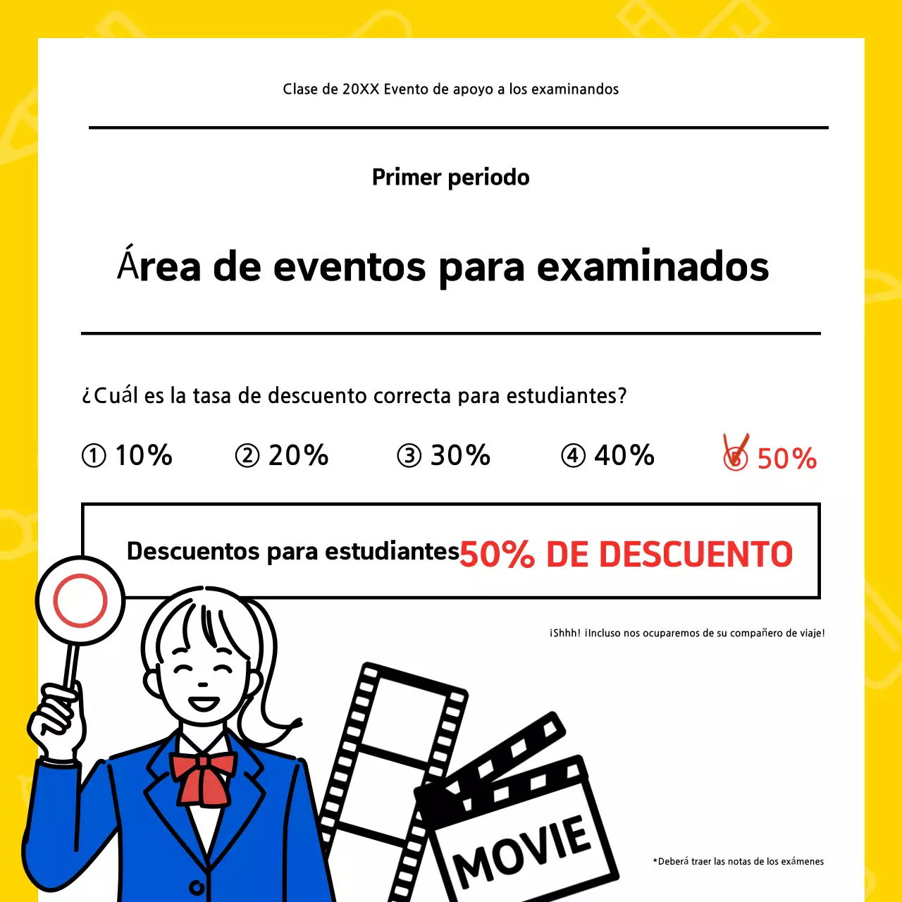 Promocione su evento Yellow Pop