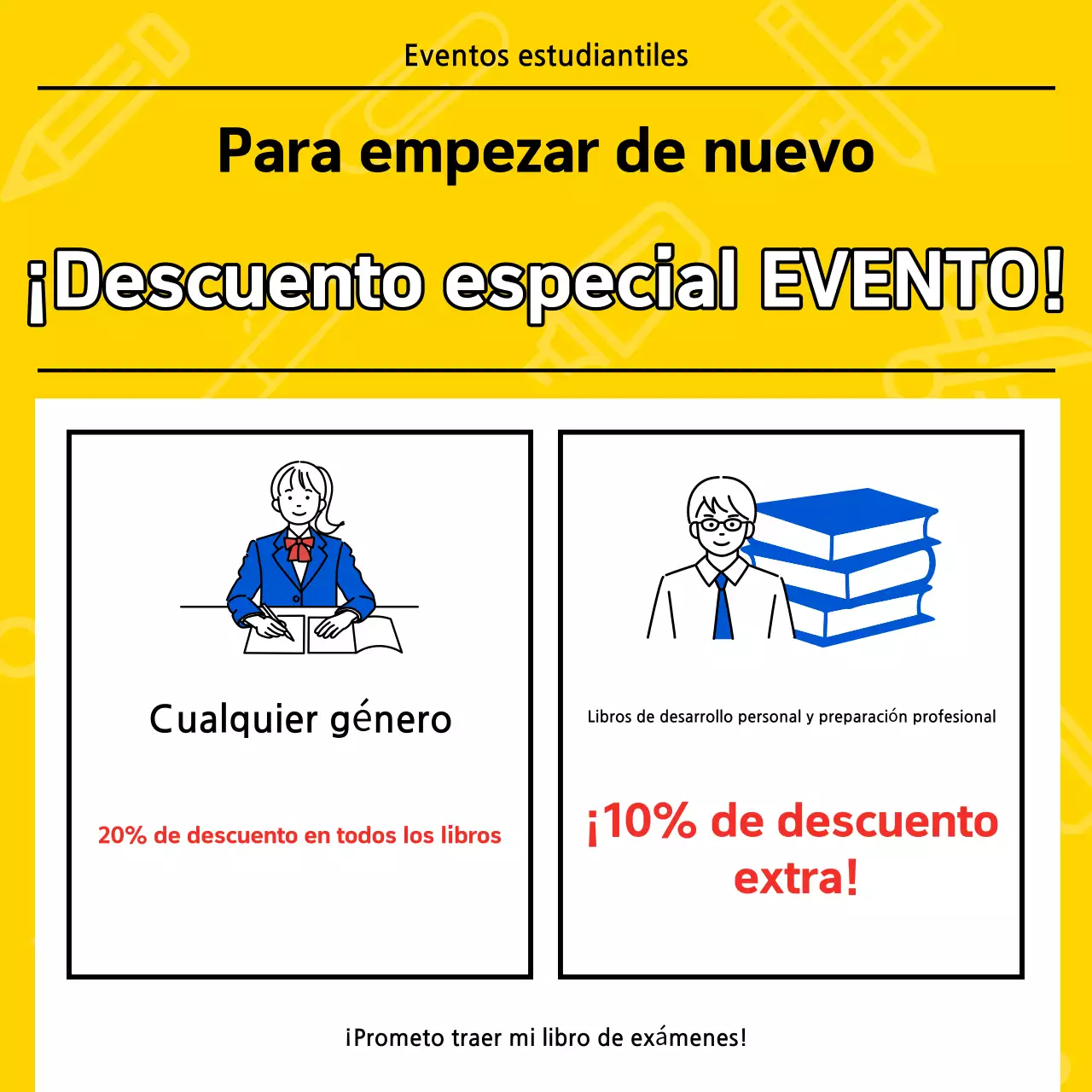 Promocione su evento Yellow Pop