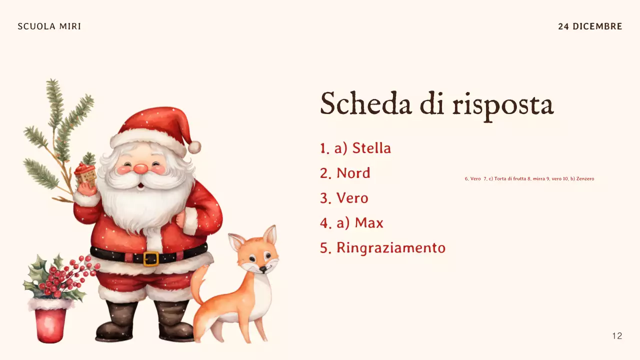 invito natalizio tradizionale beige