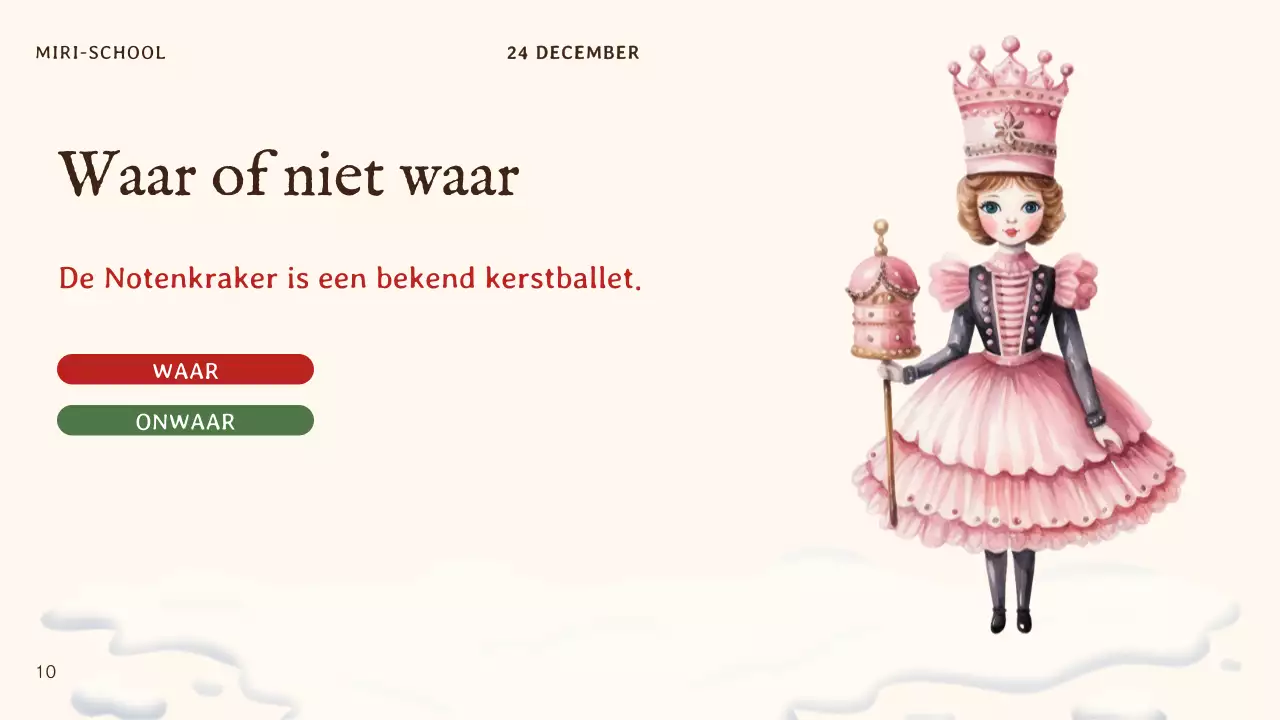 beige traditionele kerstuitnodiging