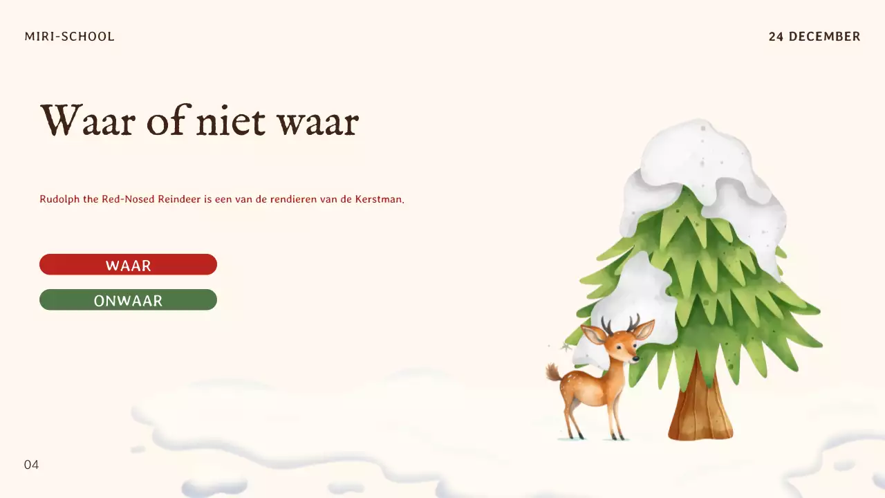 beige traditionele kerstuitnodiging