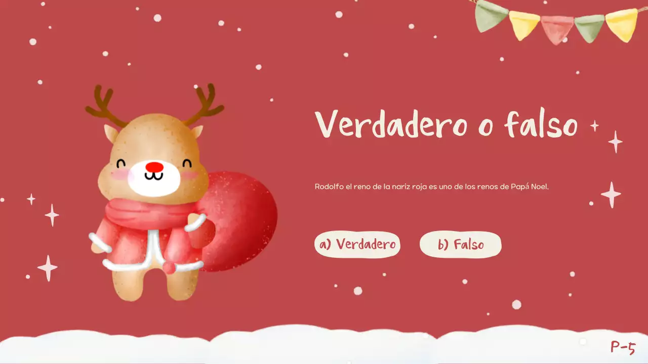 Invitación al concurso navideño rojo