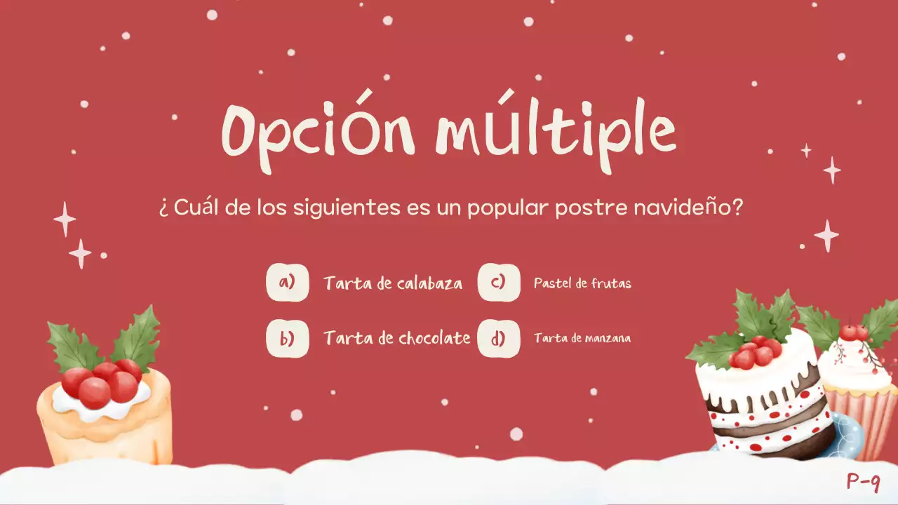 Invitación al concurso navideño rojo