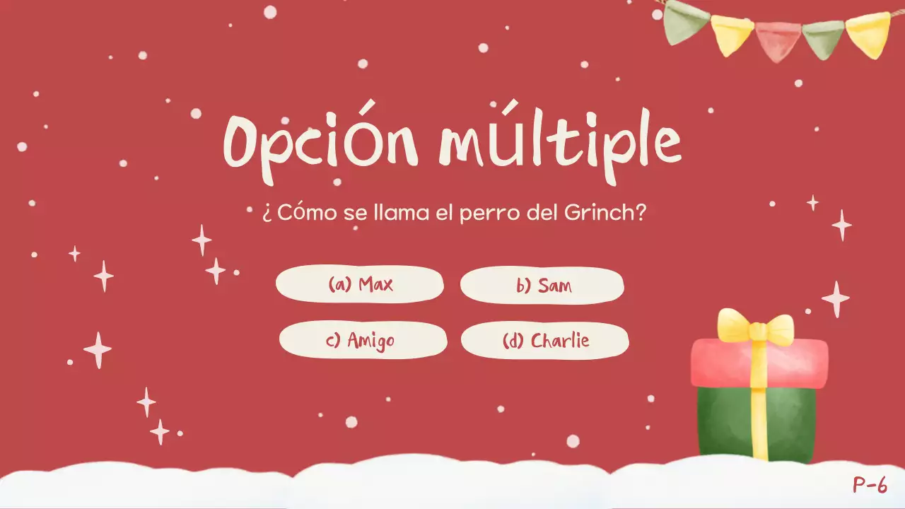 Invitación al concurso navideño rojo