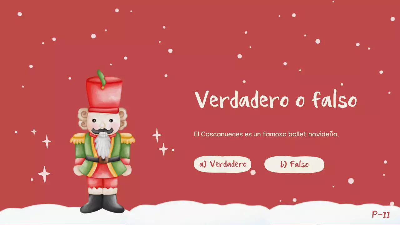 Invitación al concurso navideño rojo