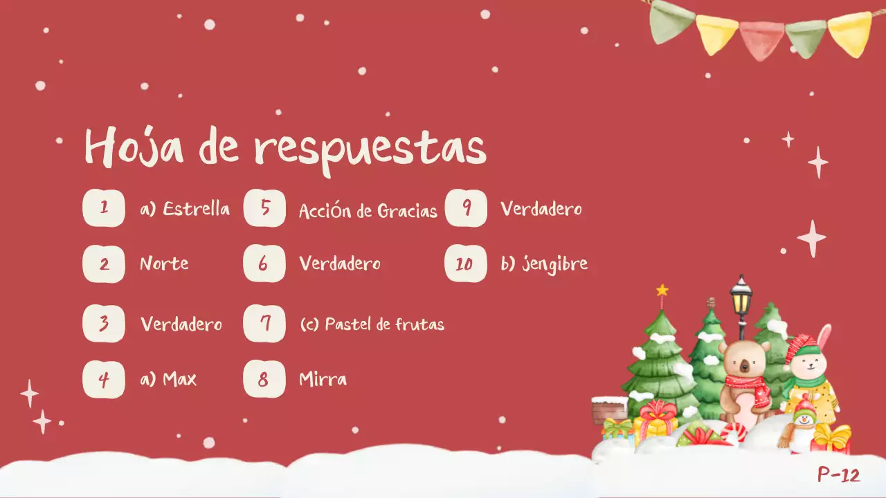 Invitación al concurso navideño rojo