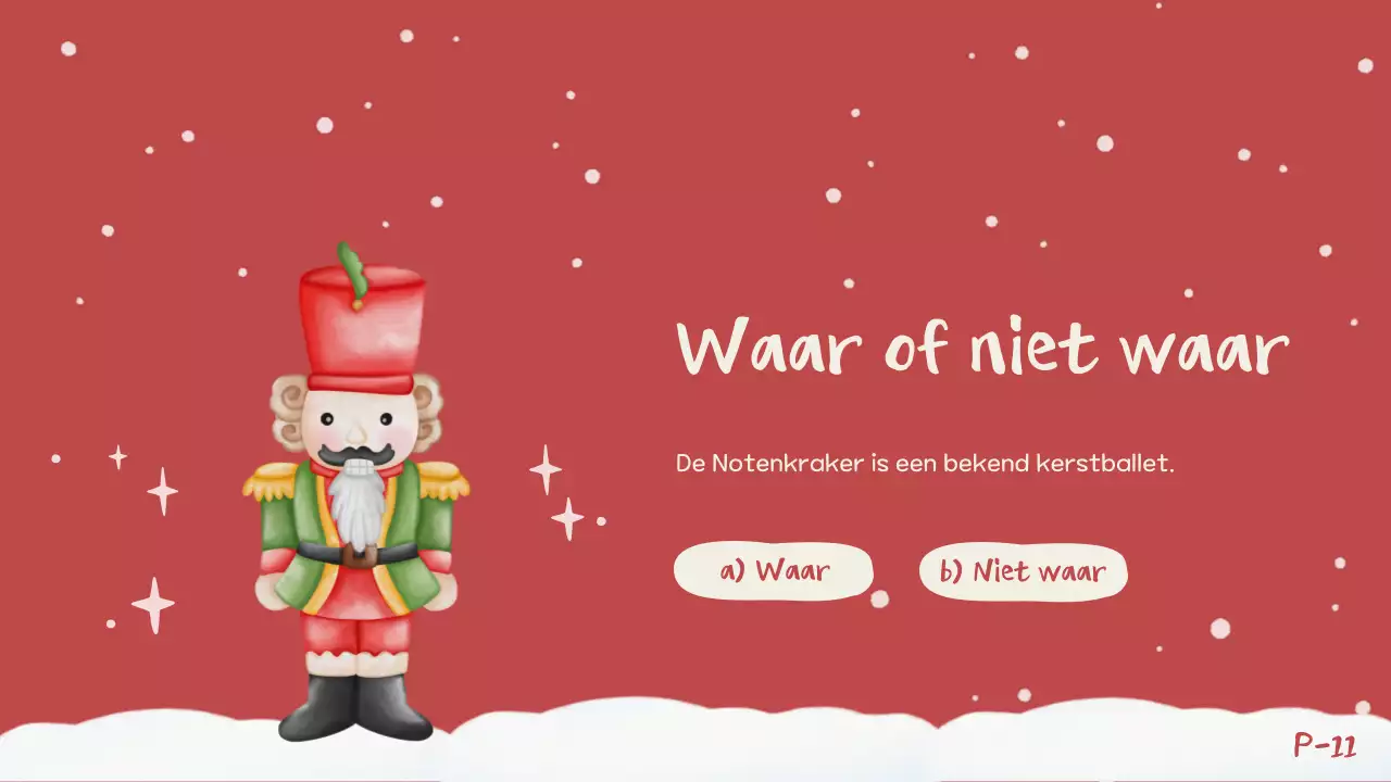 Uitnodiging rode feestelijke kerstquiz