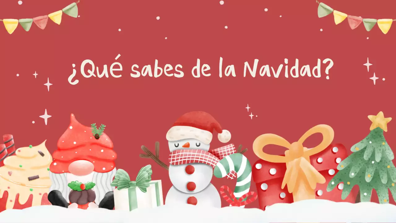 Invitación al concurso navideño rojo