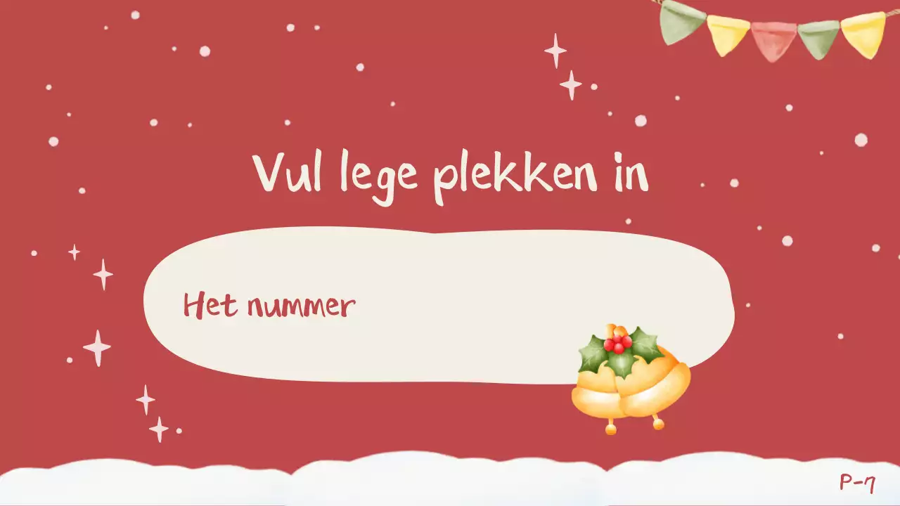 Uitnodiging rode feestelijke kerstquiz