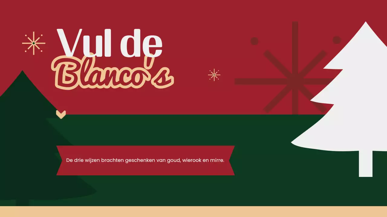 feestelijke groene kerstvragen