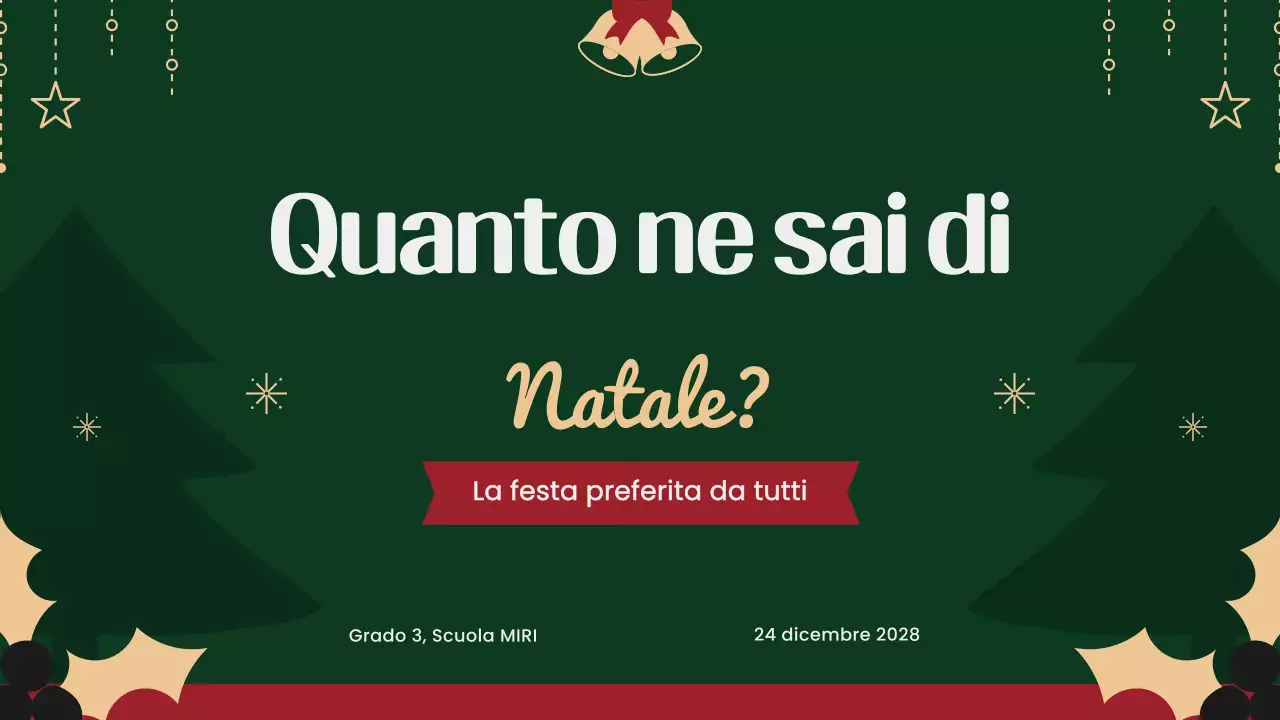 Domande sul Natale verde e festoso