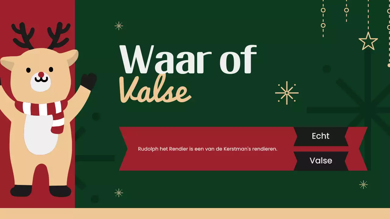 feestelijke groene kerstvragen