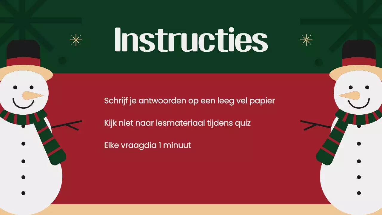 feestelijke groene kerstvragen