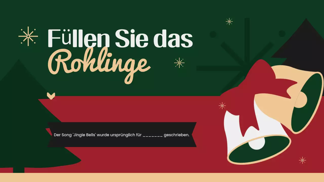 festliche grüne weihnachtsfragen