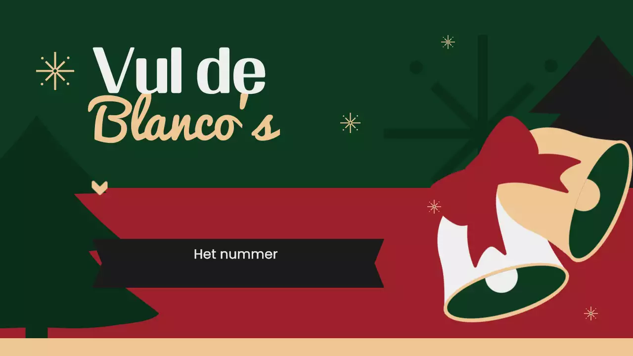 feestelijke groene kerstvragen