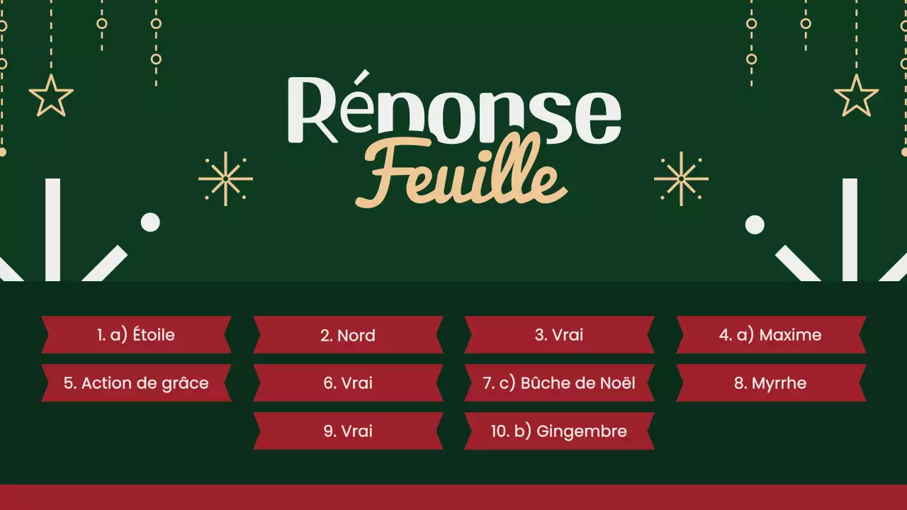 Questions sur le Noël vert et festif