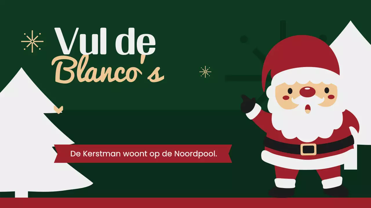 feestelijke groene kerstvragen