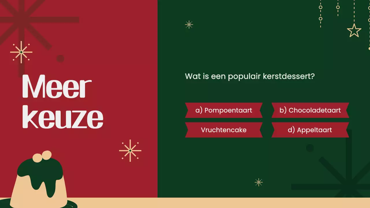 feestelijke groene kerstvragen