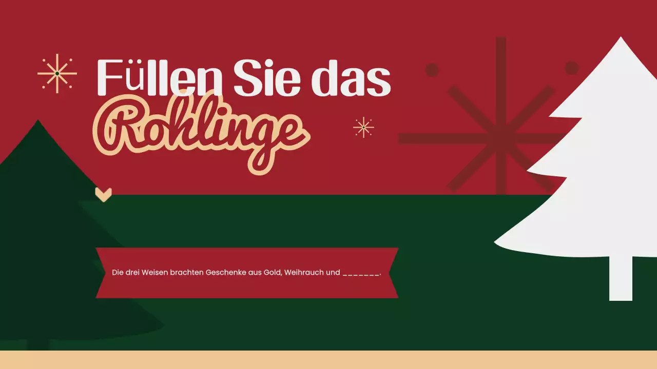 festliche grüne weihnachtsfragen