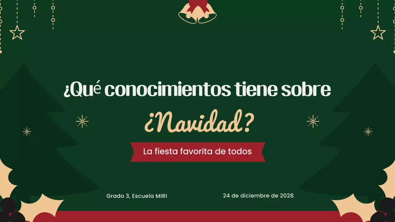 preguntas festivas de navidad verde