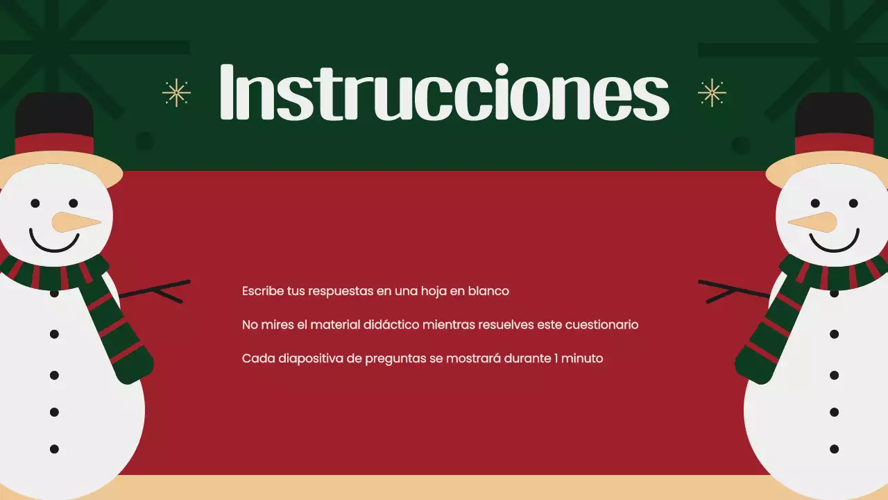 preguntas festivas de navidad verde