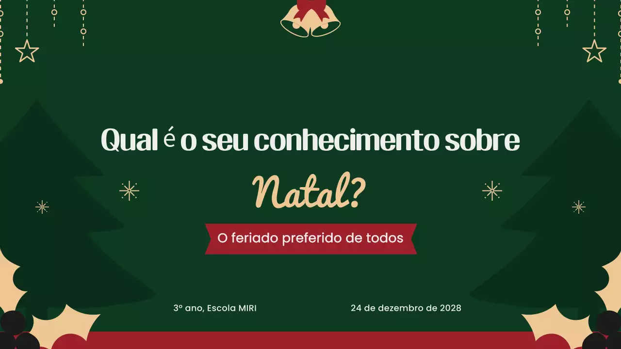 perguntas de natal verde festivo