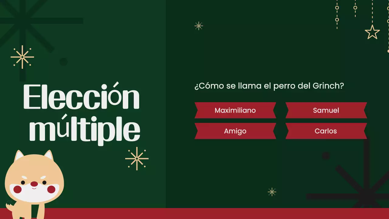 preguntas festivas de navidad verde