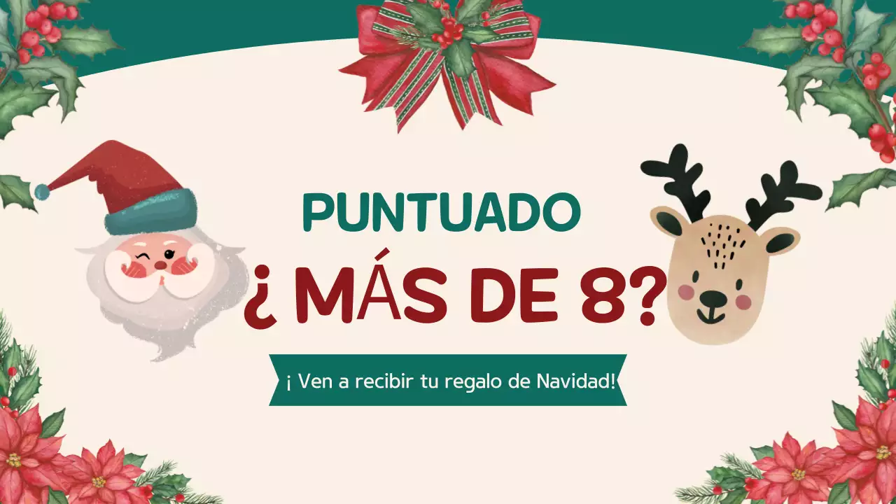 Rojo Beige Ilustración Christmas Quiz