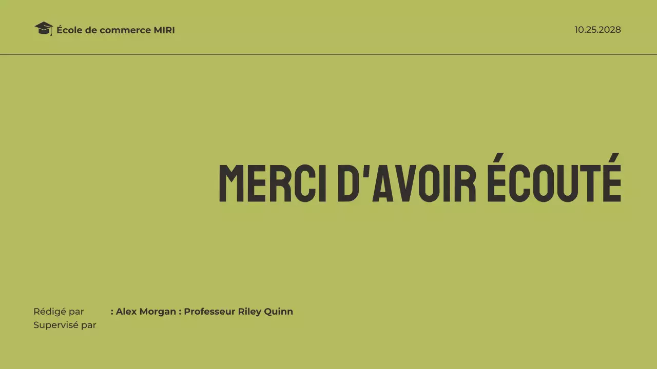 Présentation de la thèse sur la modernité verte