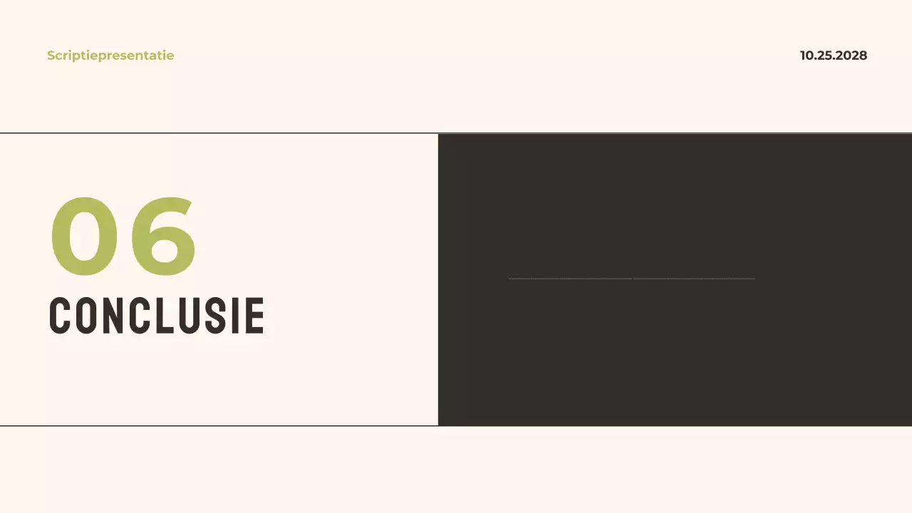 Groen Modern Proefschrift Presentatie