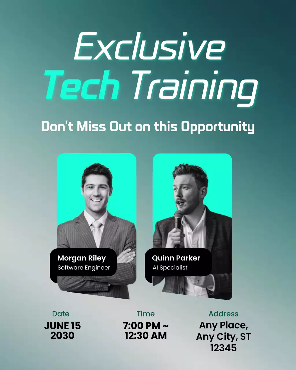 Purple Modern Tech Event Invitation Instagram Post