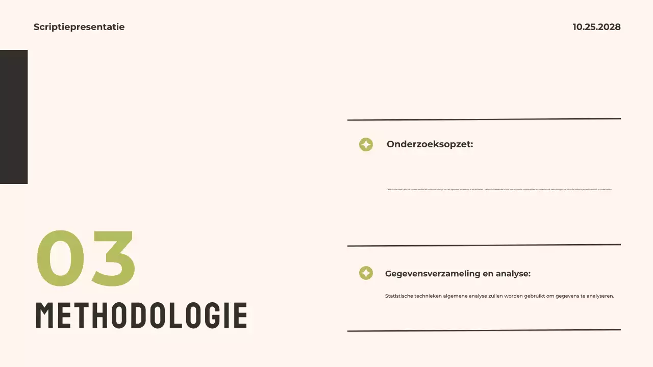 Groen Modern Proefschrift Presentatie