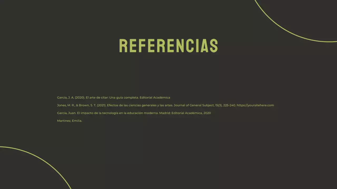 Presentación de la tesis Green Modern