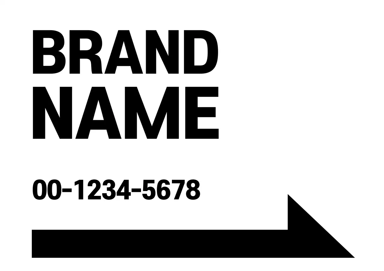 白黒 シンプル ビジネス 名刺