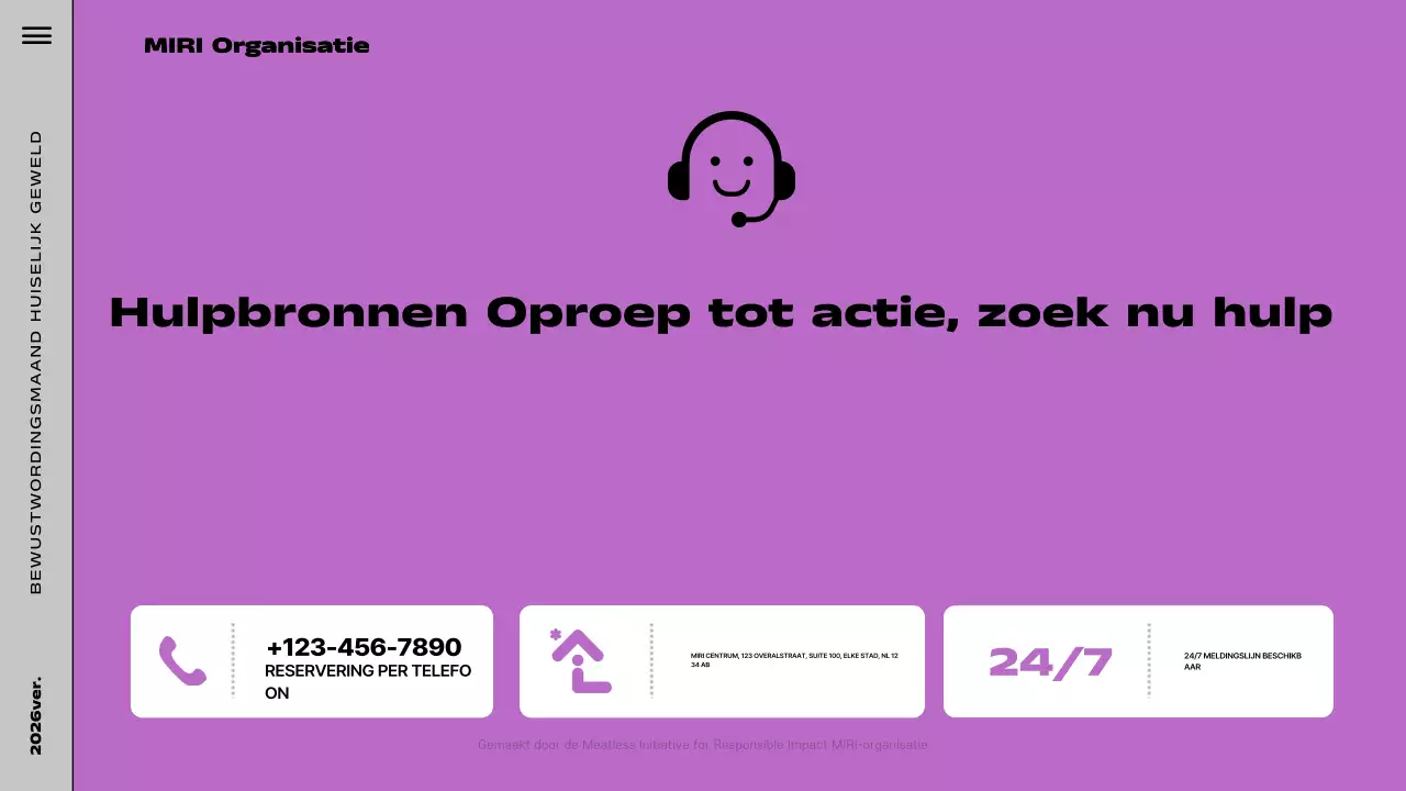 presentatie paars modern bewustzijn