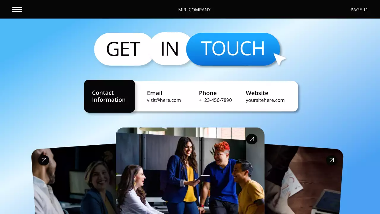 Blue and White Digital Marketing Presentation