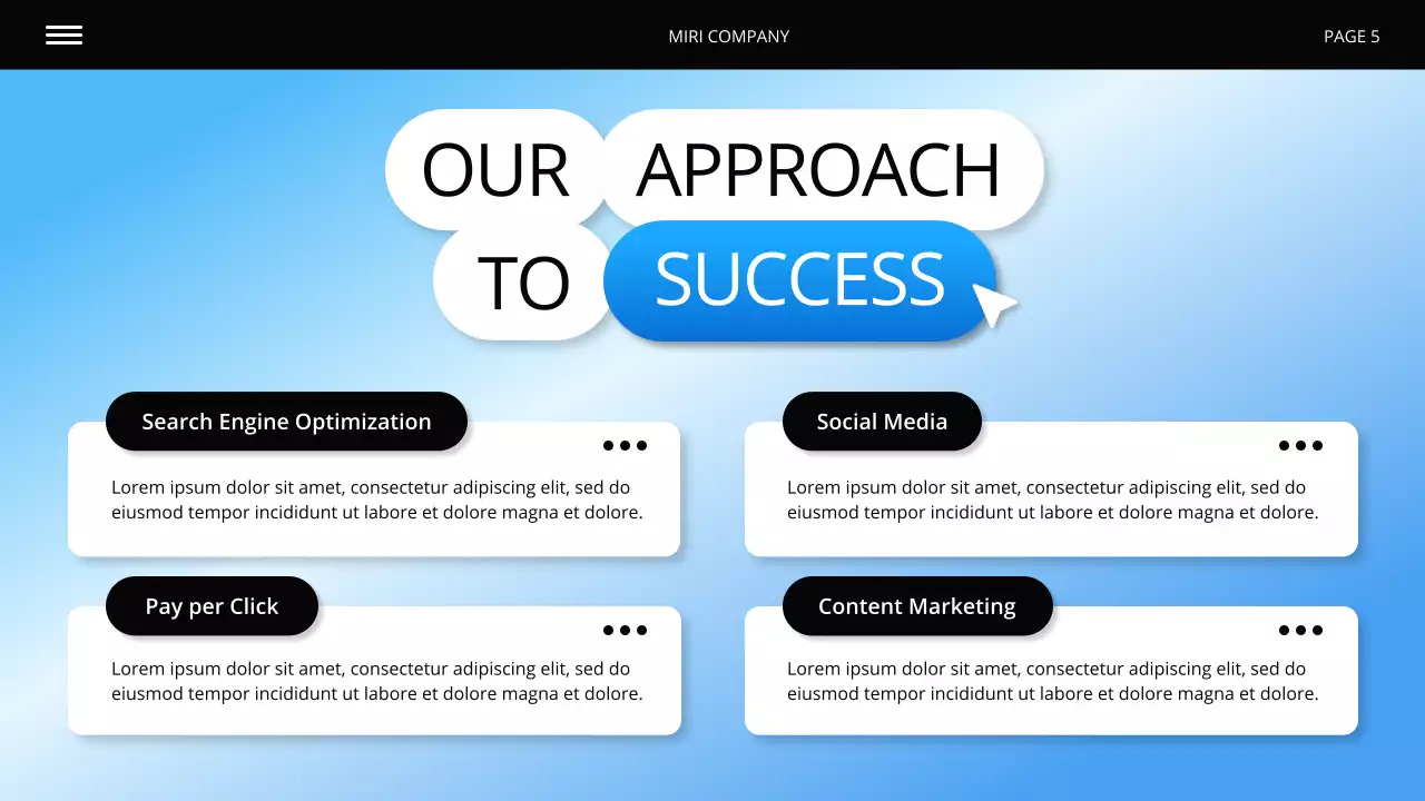 Blue and White Digital Marketing Presentation